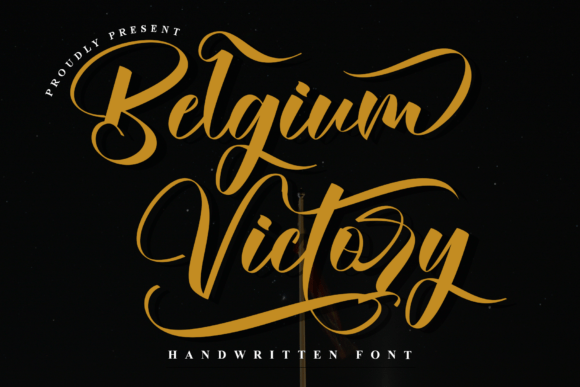 Belgium Victory: A Script Font for Campaigns That Speak with Elegance