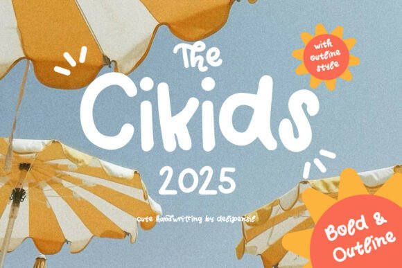 Cikids: A Playful Font for Creative Crafters