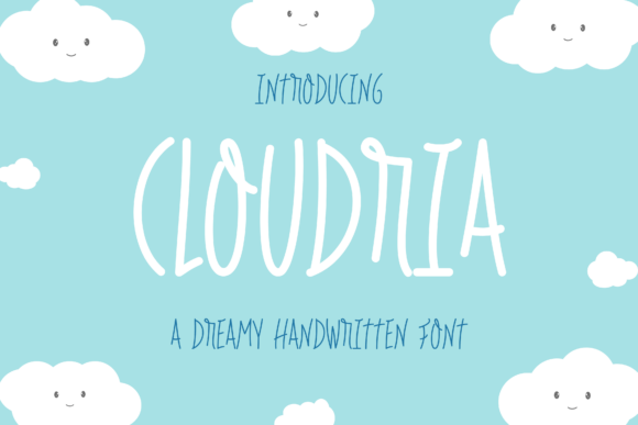 Cloudria: A Handwritten Font for Editorial Design