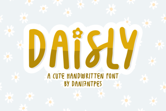 Daisly: A Playful Handwritten Font for Editorial Design