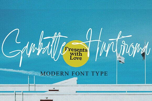 Gambatte Huntrroma: A Font That Breathes Life Into Your Creations