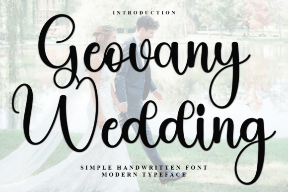 Geovany Wedding: A Script Font for Impactful Digital Design