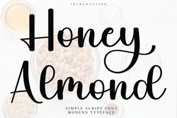 Honey Almond: A Festive Script Font for Web Design