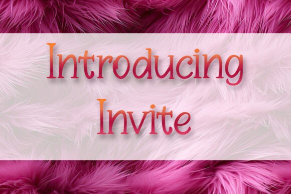 Invite: A Script Font That Elevates Digital Branding