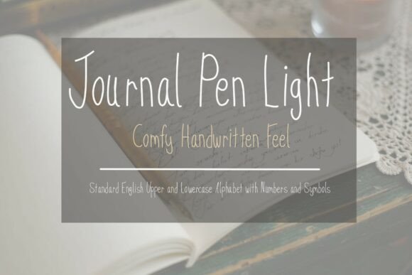 Journal Pen Light: A Font That Adds Warmth to Branding