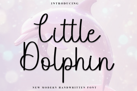 Little Dolphin: A Festive Font for Digital Design