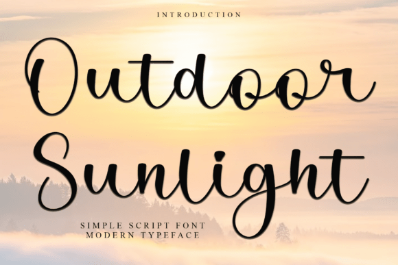 Outdoor Sunlight: A Font That Adds Warmth and Personality to Digital Design