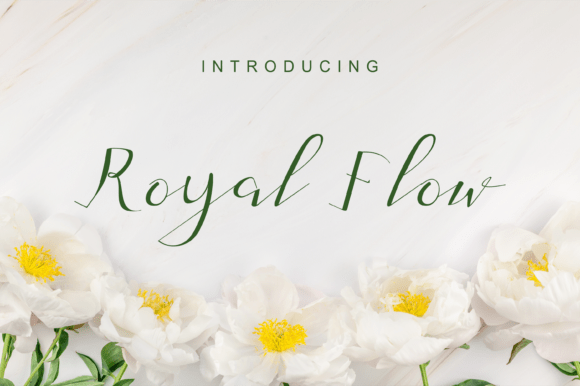 Royal Flow: A Script Font for Elegant Web Design