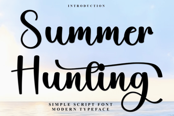 Summer Hunting: A Font That Brings Holiday Cheer to Your Creations