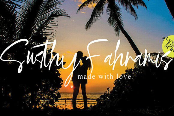 Susthy Fahramis: A Script Font for Powerful Digital Storytelling