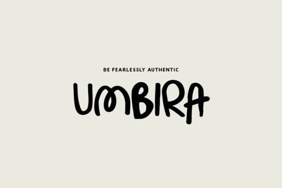Umbira: A Handwritten Font with Soul