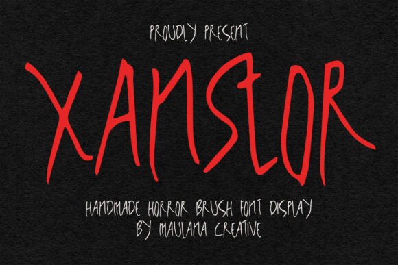 Xanstor: A Bold Script Font for Web Design and Brand Identity